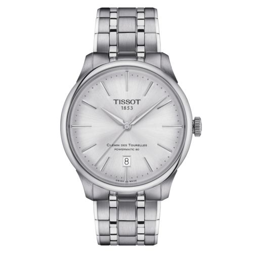 Tissot Chemin Des Tourelles Powermatic 80 39 Stainless Steel / Silver / Bracelet